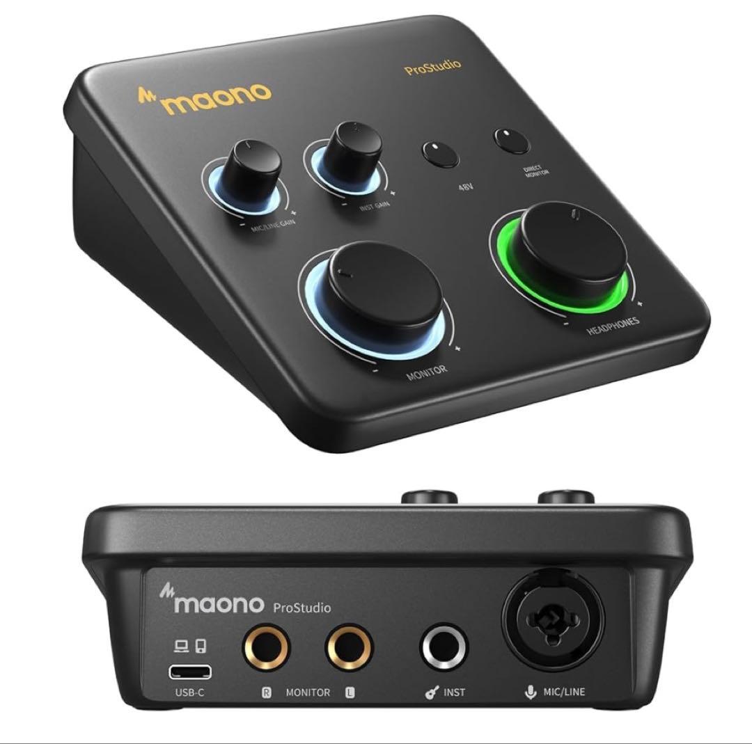 オーディオインターフェース 楽器 パソコン ヘッドホン対応 音楽制作