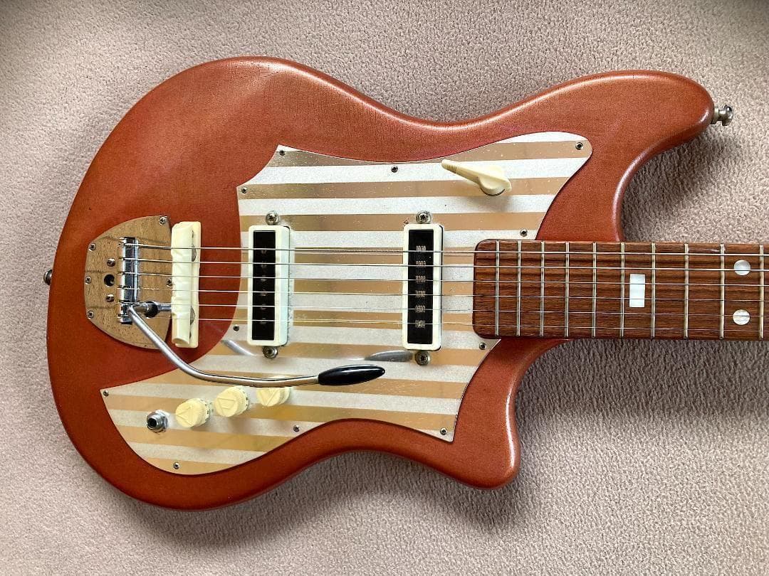 Guyatone LG-80T（1965年） レッド 貴重なオフセットの名品