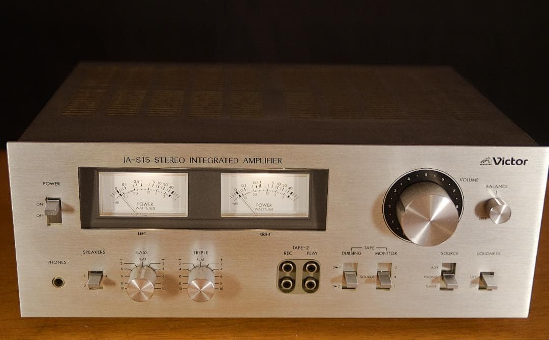 JA-S15 VICTOR プリメインアンプ メーターアンプ追加 動作品