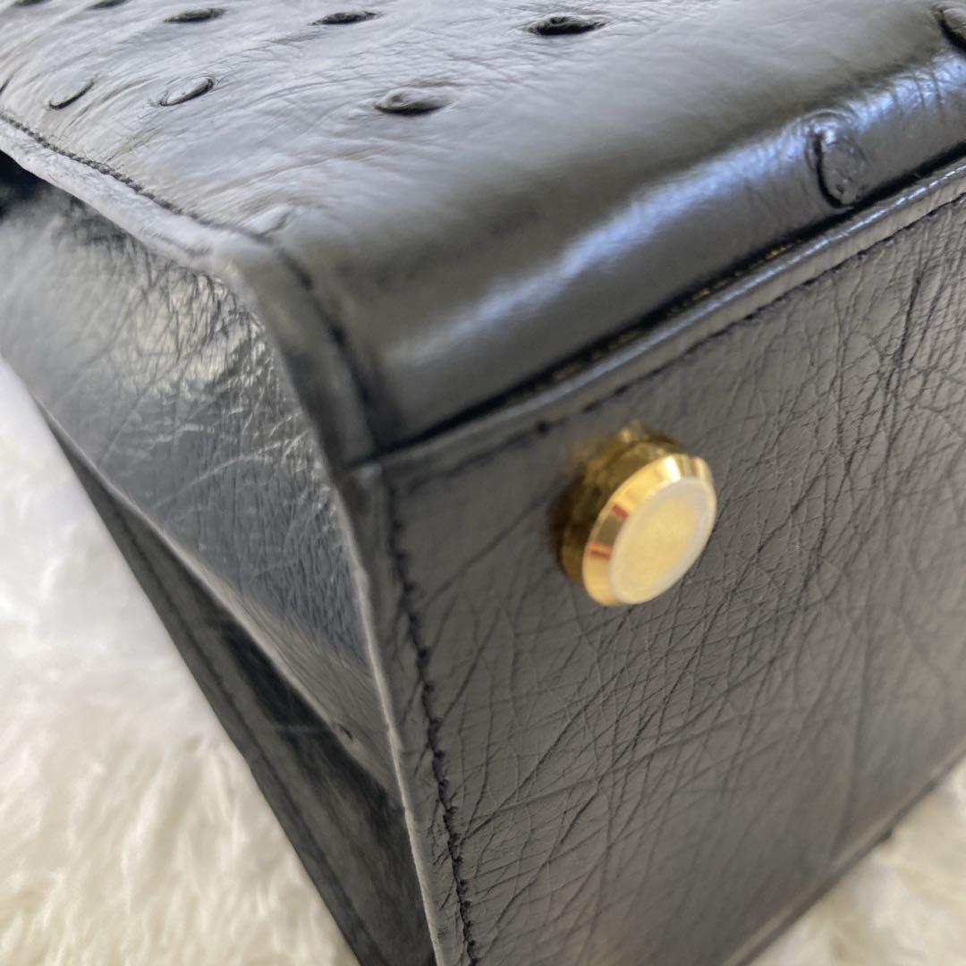 JRA認定 オーストリッチ皮バッグ　 フォーマル　極秘品