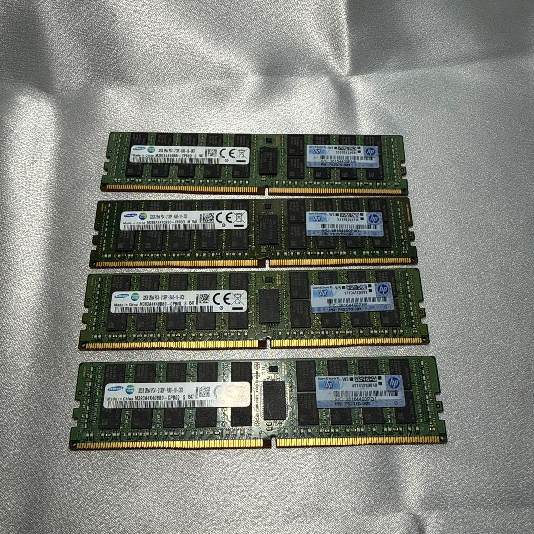 Samsung 32GB DDR4 メモリ 2133HMz四点