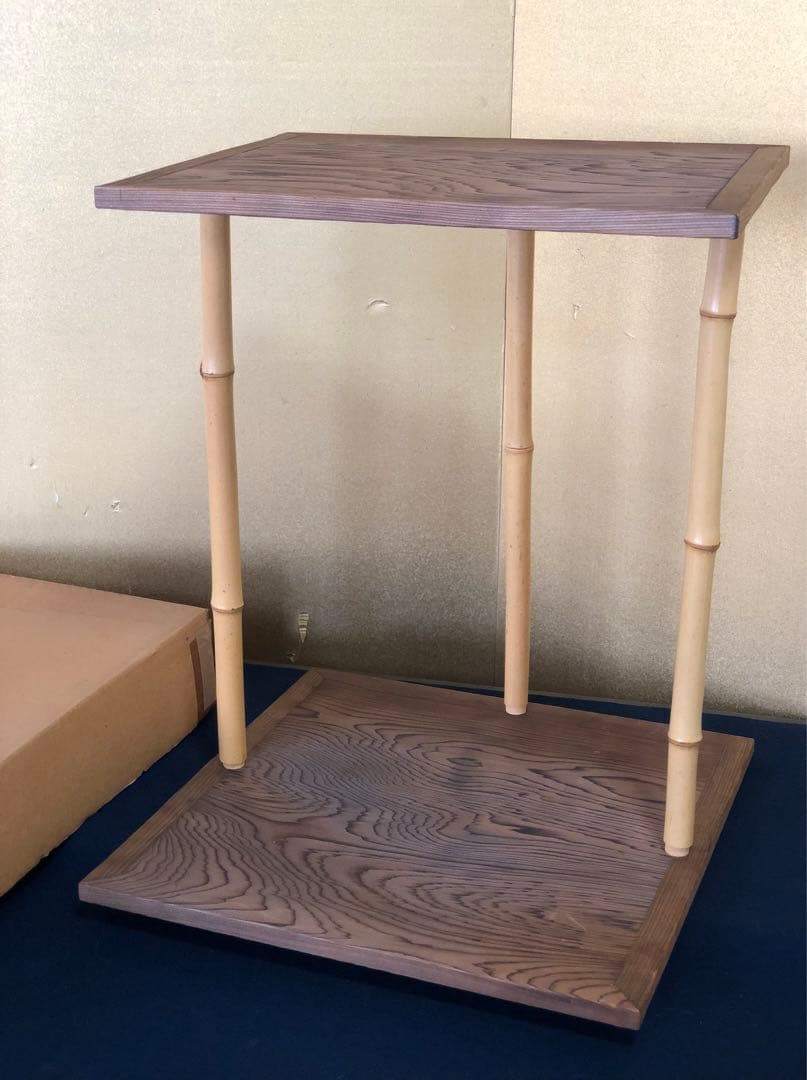 《R》茶道具 五行棚 組立式 元箱　251216お5