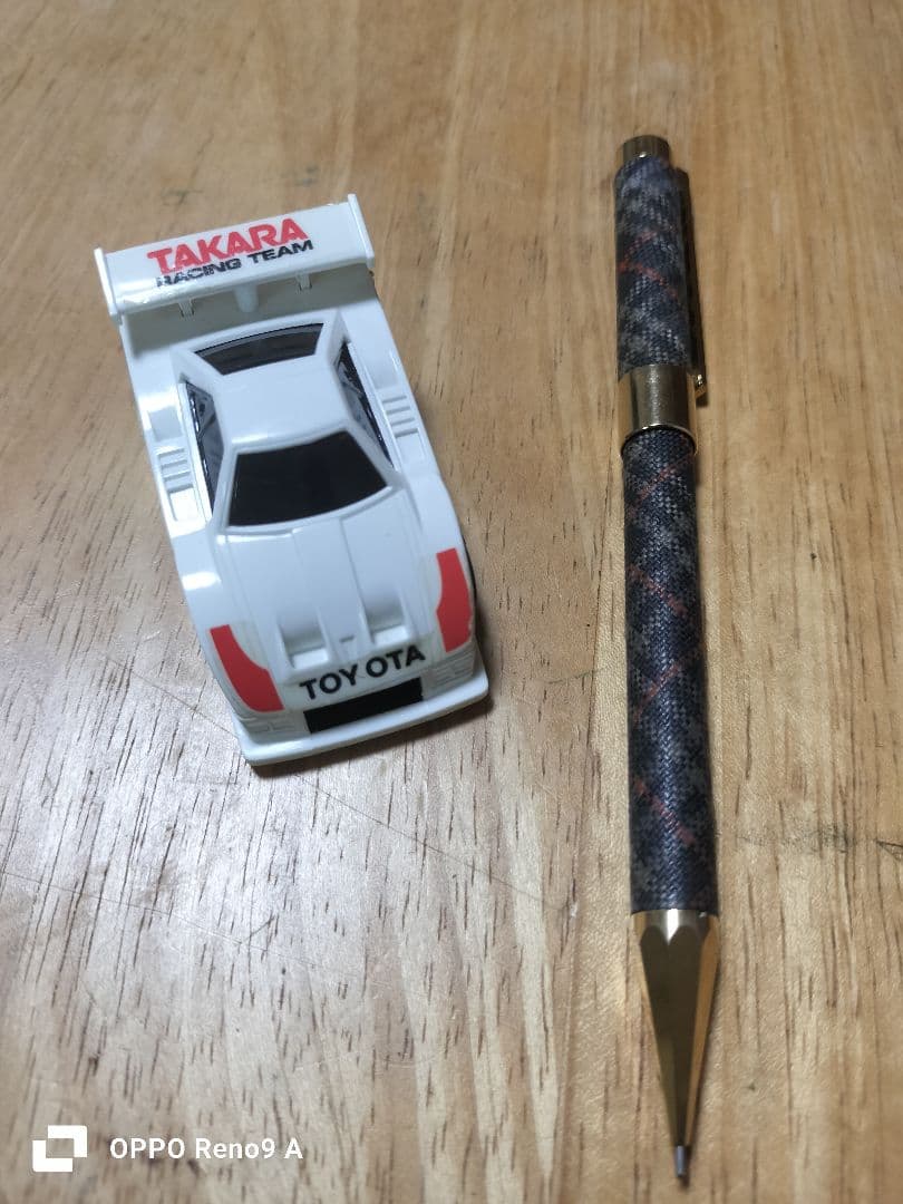 【レア】バーバリー 　チェック シャーペン　布張り　ネィビー　BURBERRY