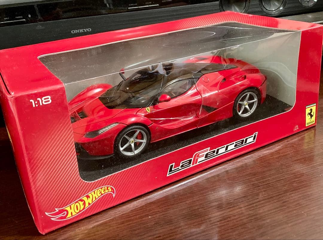 新品未開封★Hot Wheels ホットホィール ラ・フェラーリ 1/18 赤