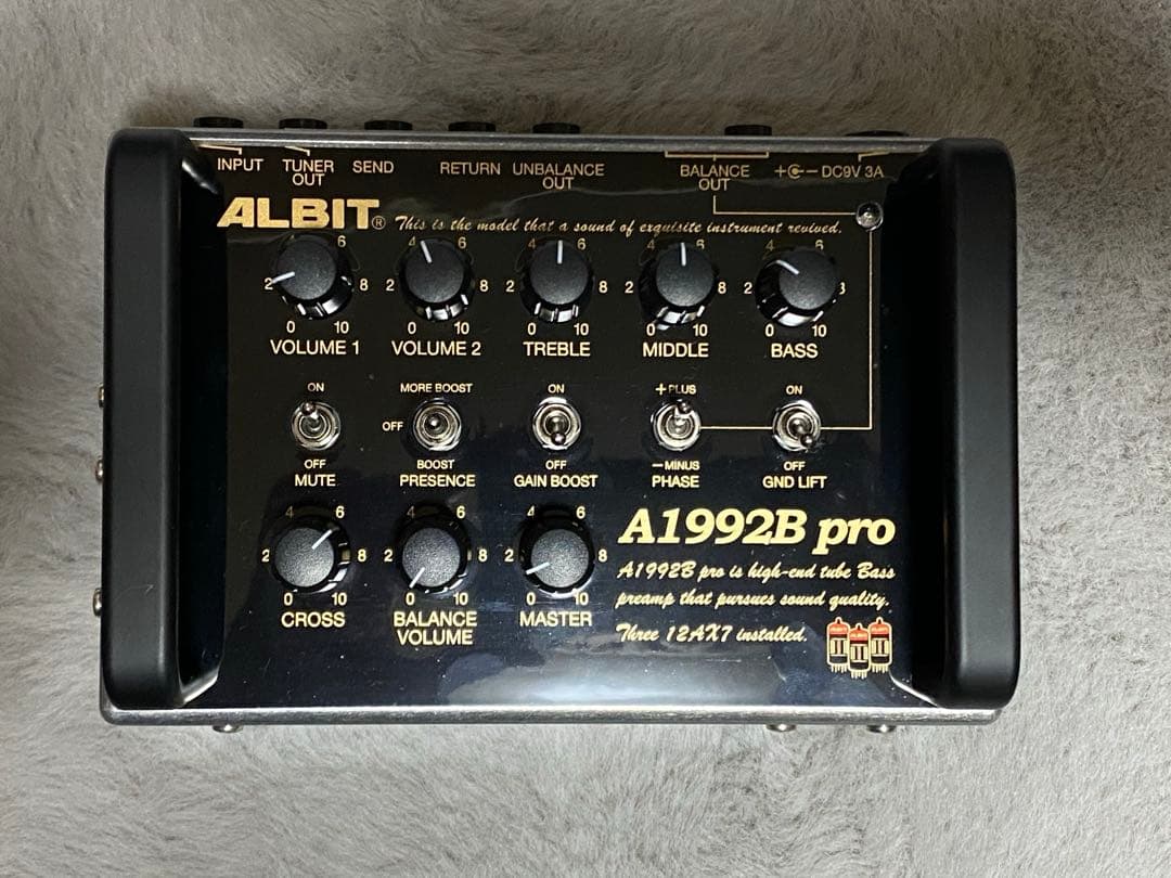 ALBIT A1992B pro 真空管ベースプリアンプ
