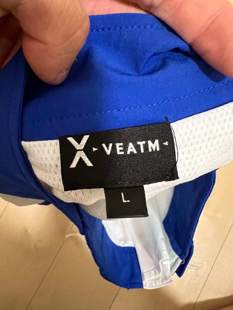 VEATM サーフパンツ L ホワイト/ブルー