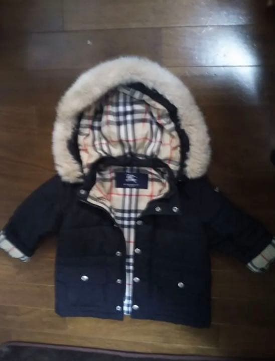 値下げ！バーバリー★ノバチェック✕黒　コート90日本製