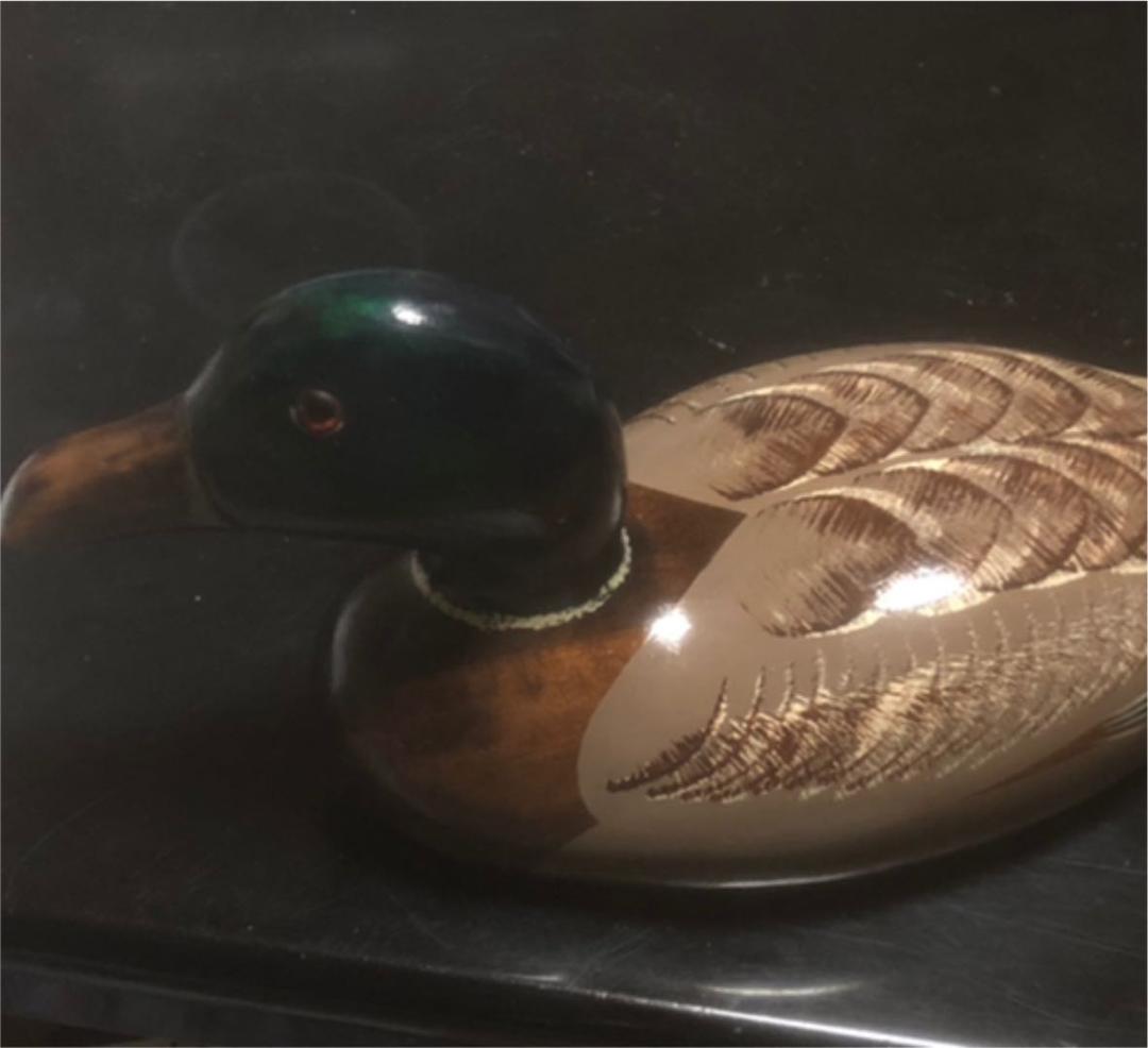 木製品マガモ置物