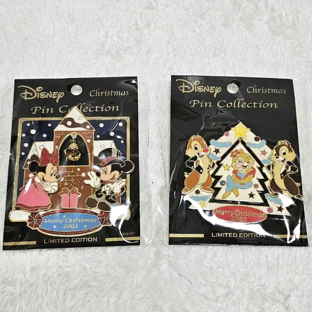 Disney キャラクター クリスマス 限定ピンバッジ