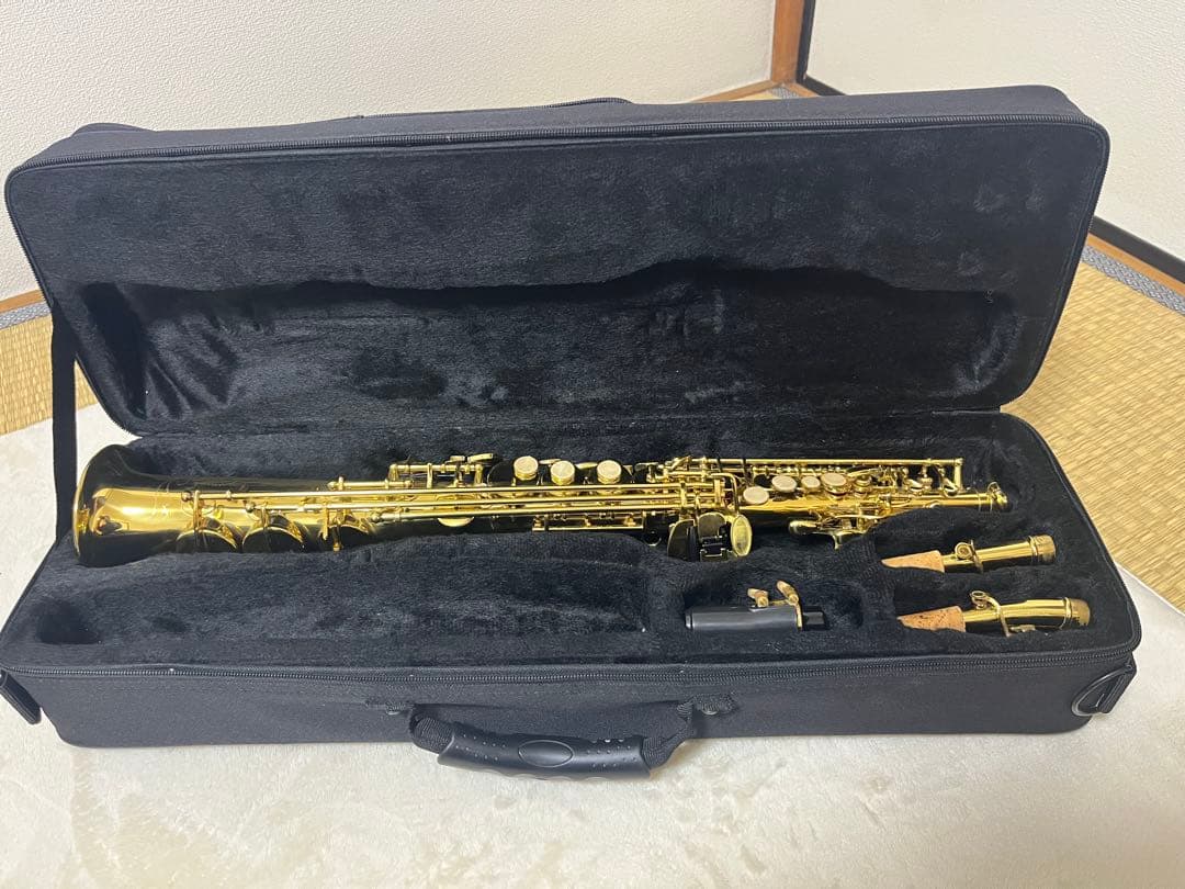 【値下可】ammoon ソプラノサックス ベル彫刻 マッピ付き