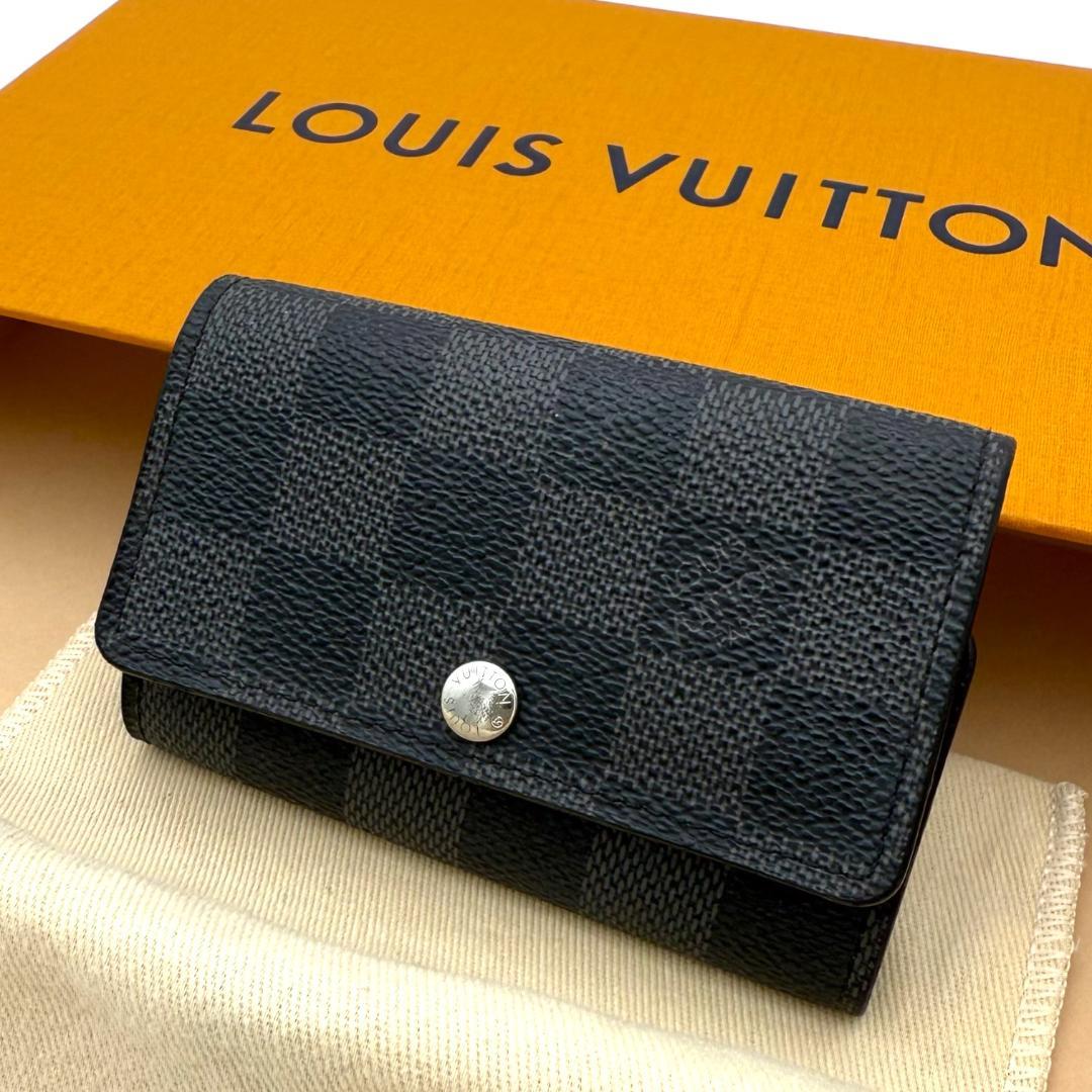 【美品】　ルイヴィトン　キーケース　ダミエグラフィット　ミュルティクレ6