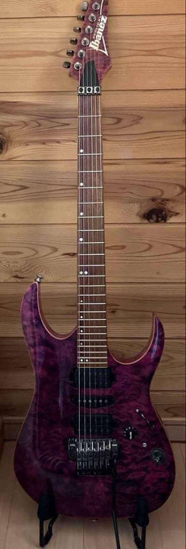 Ibanez Premium エレキギター パープル 24フレット
