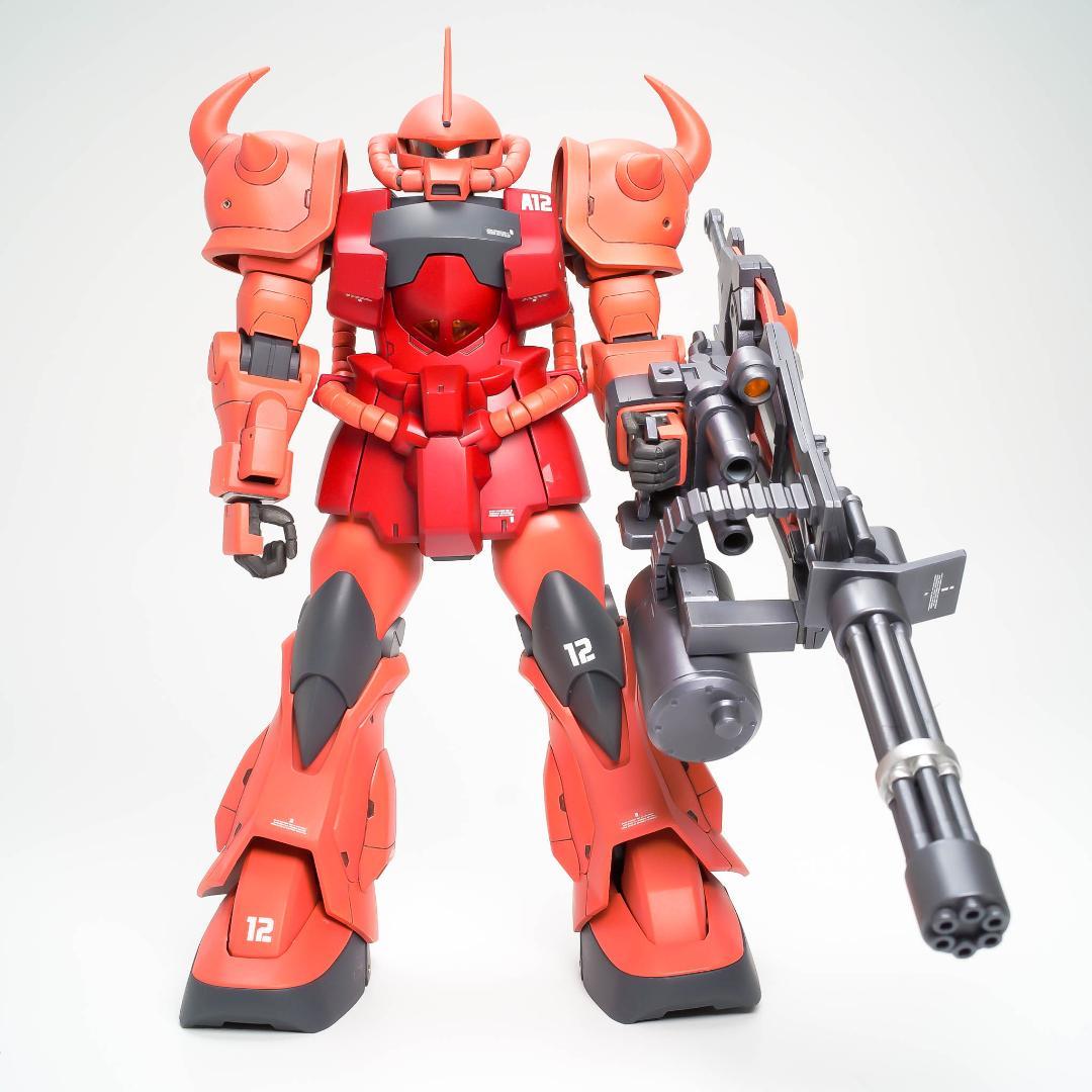 MG 1/100 MS-07B-3 グフカスタム シャー専用グフ 塗装済み完成品