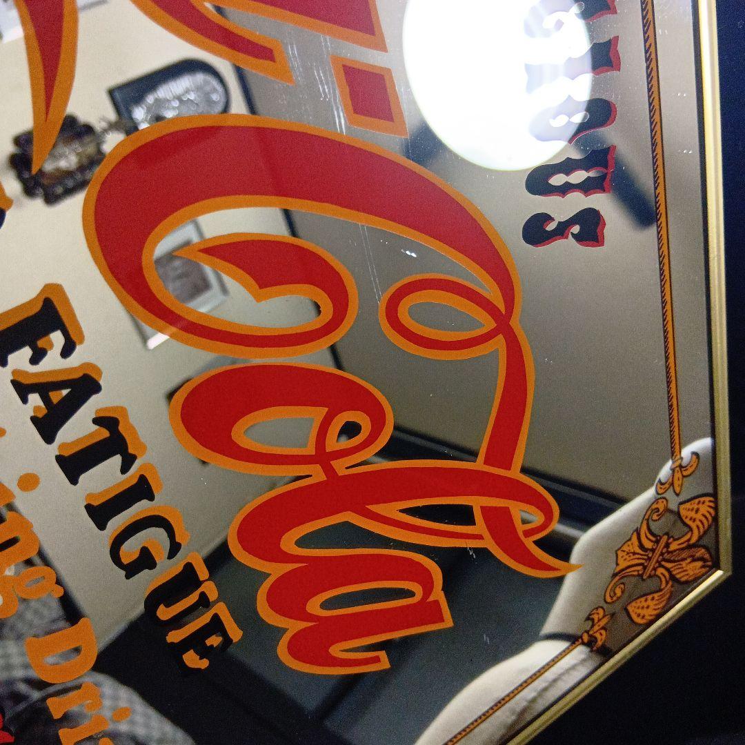 1980's Coca-Cola　当時物　ビンテージ　パブミラー　広告プレート