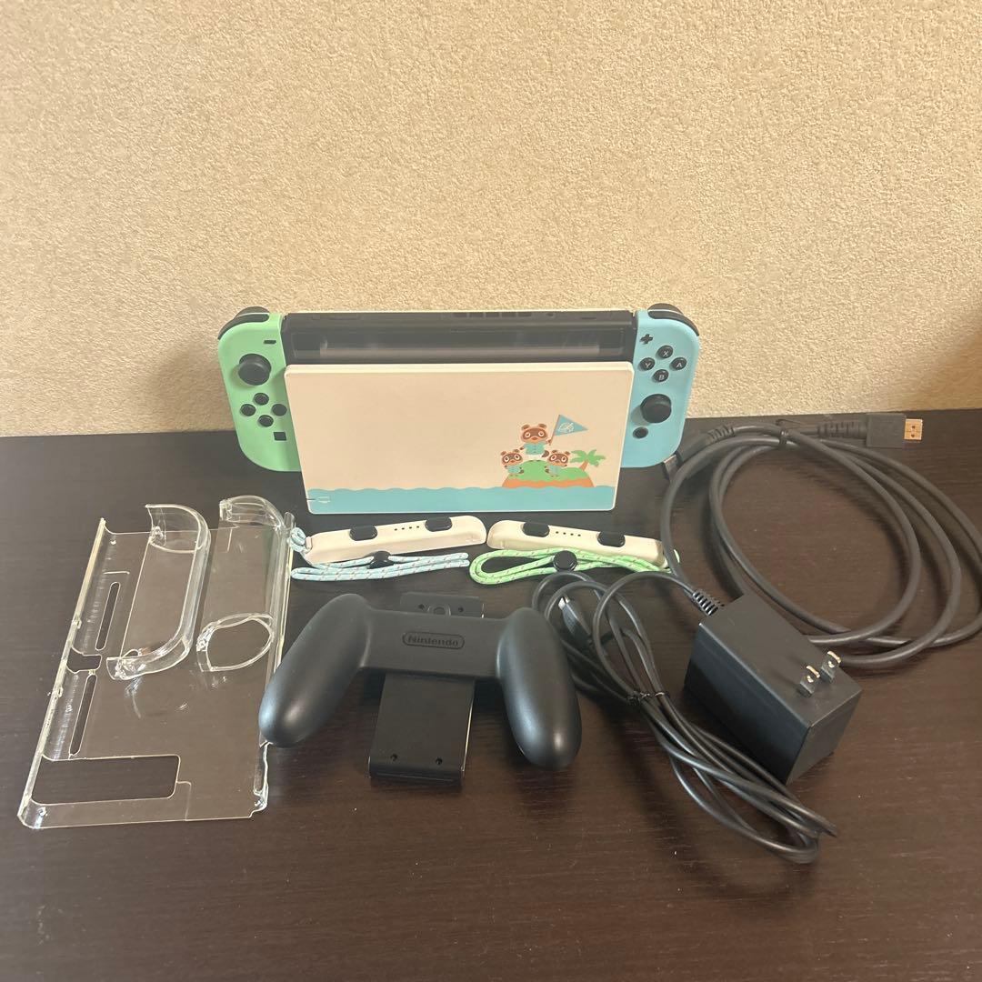 美品★Nintendo Switch本体「あつまれ どうぶつの森」仕様限定モデル