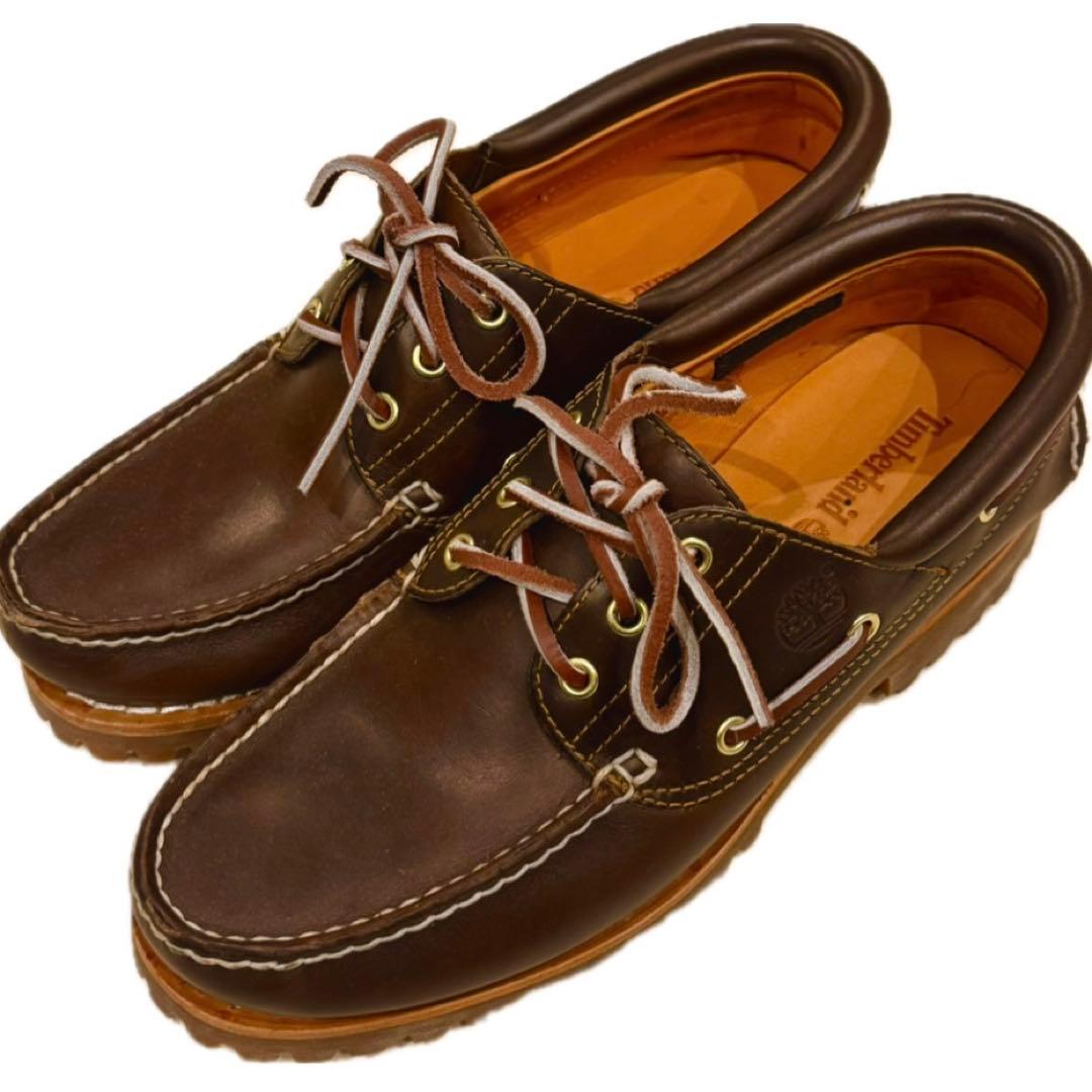 ティンバーランド スリーアイ クラシック ハンドソウン ボートシューズ