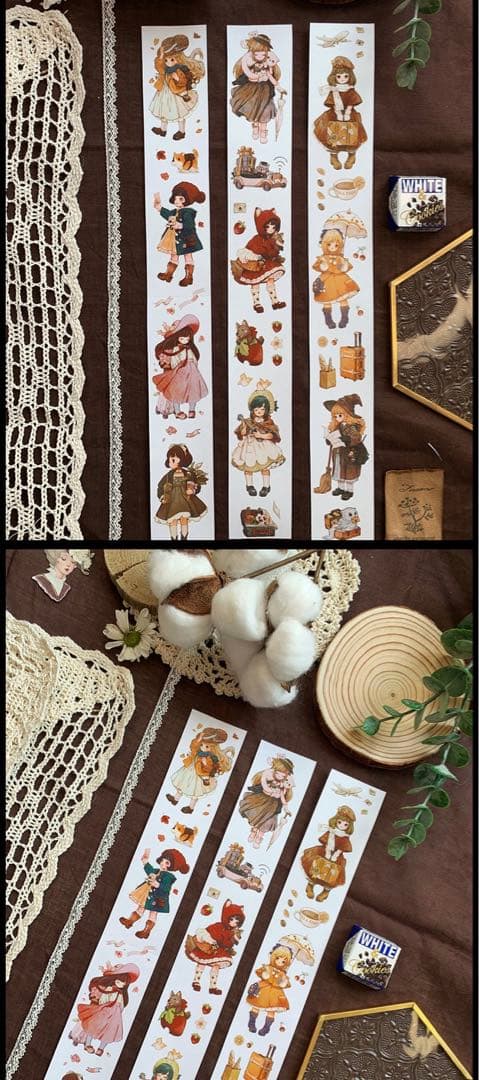 【4巻セット】ビンテージレトロガール　少女　花　lnalent