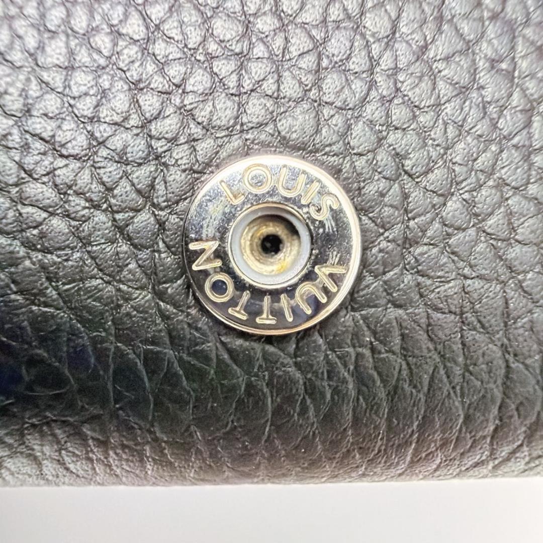 ルイヴィトン ポルトフォイユ・ロックミニ 三つ折り財布 ブラック M63921