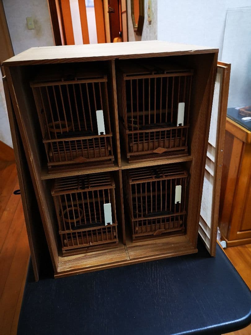 【3日間限定値下げ中】　メジロ籠/ホオジロ籠&寝かせ籠《高級品/職人籠》