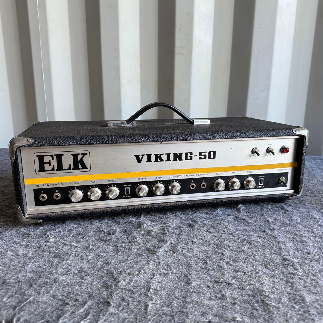 ジャンク　ELK VIKING-50バイキング ギターアンプ 真空管アンプ
