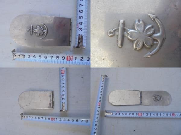 AKa6796　旧日本海軍　手鏡　当時物