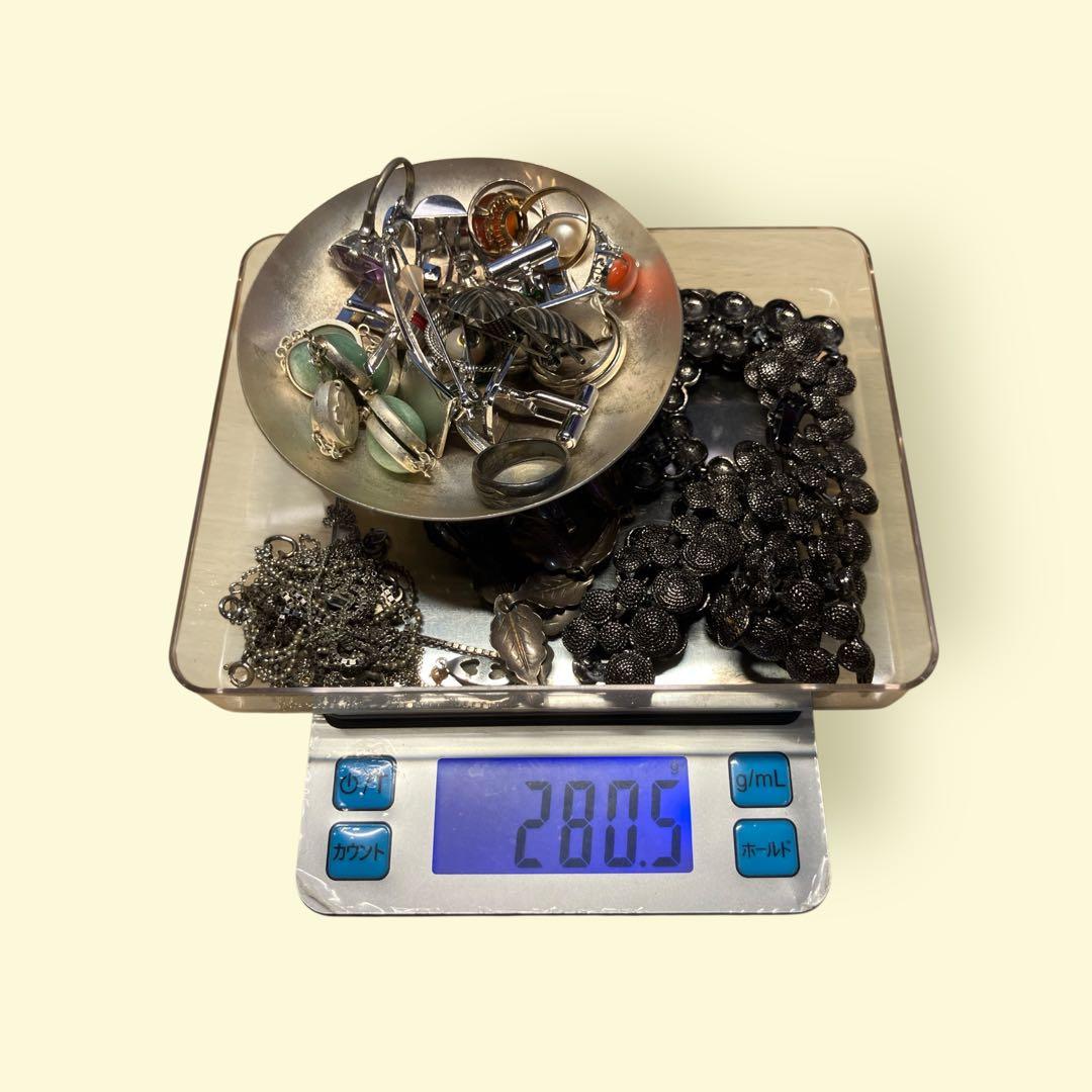 【ALL SILVER】280g まとめ 純銀 925 刻印あり ジャンク銀