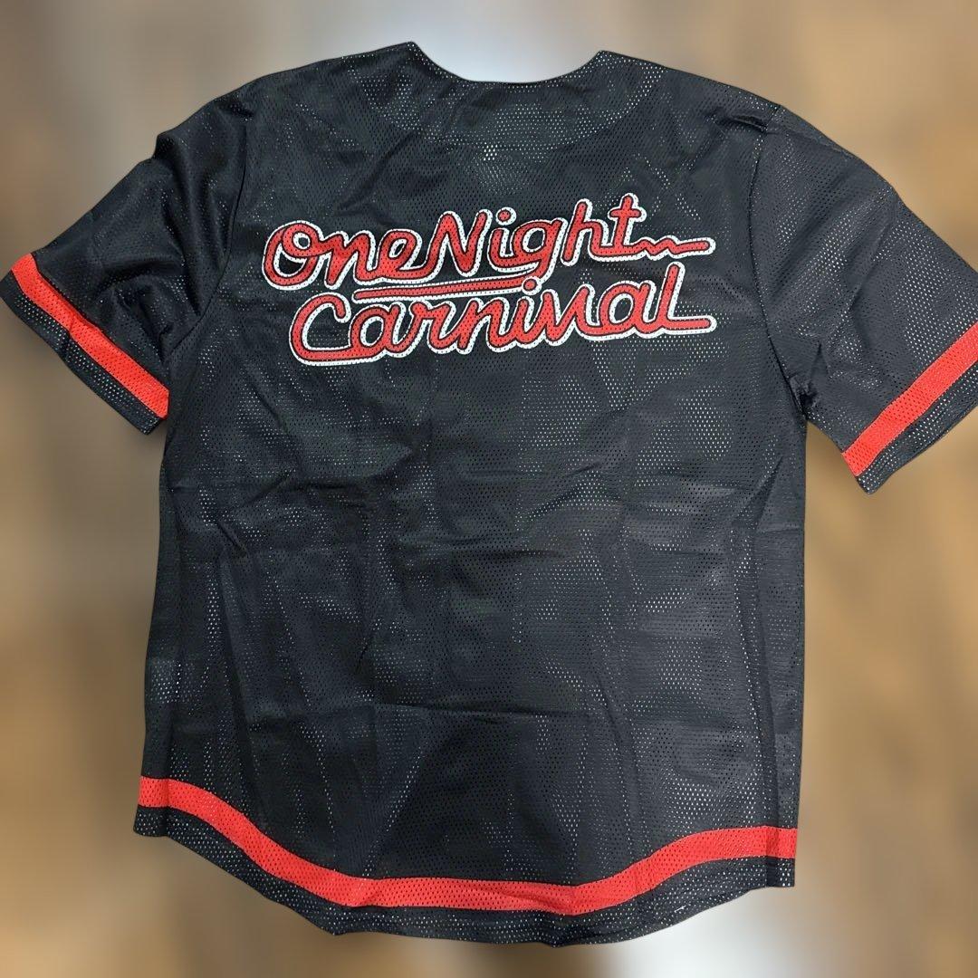 氣志團公式ベースボールシャツ　4番ピッチャーおまえ　 メッシュTシャツ　 L