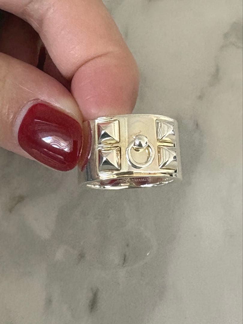 エルメス　コリエドシアン　リング　シルバー 54