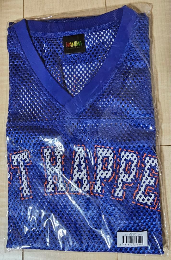 WANIMA フットボールシャツ ブルー 青 L/XL