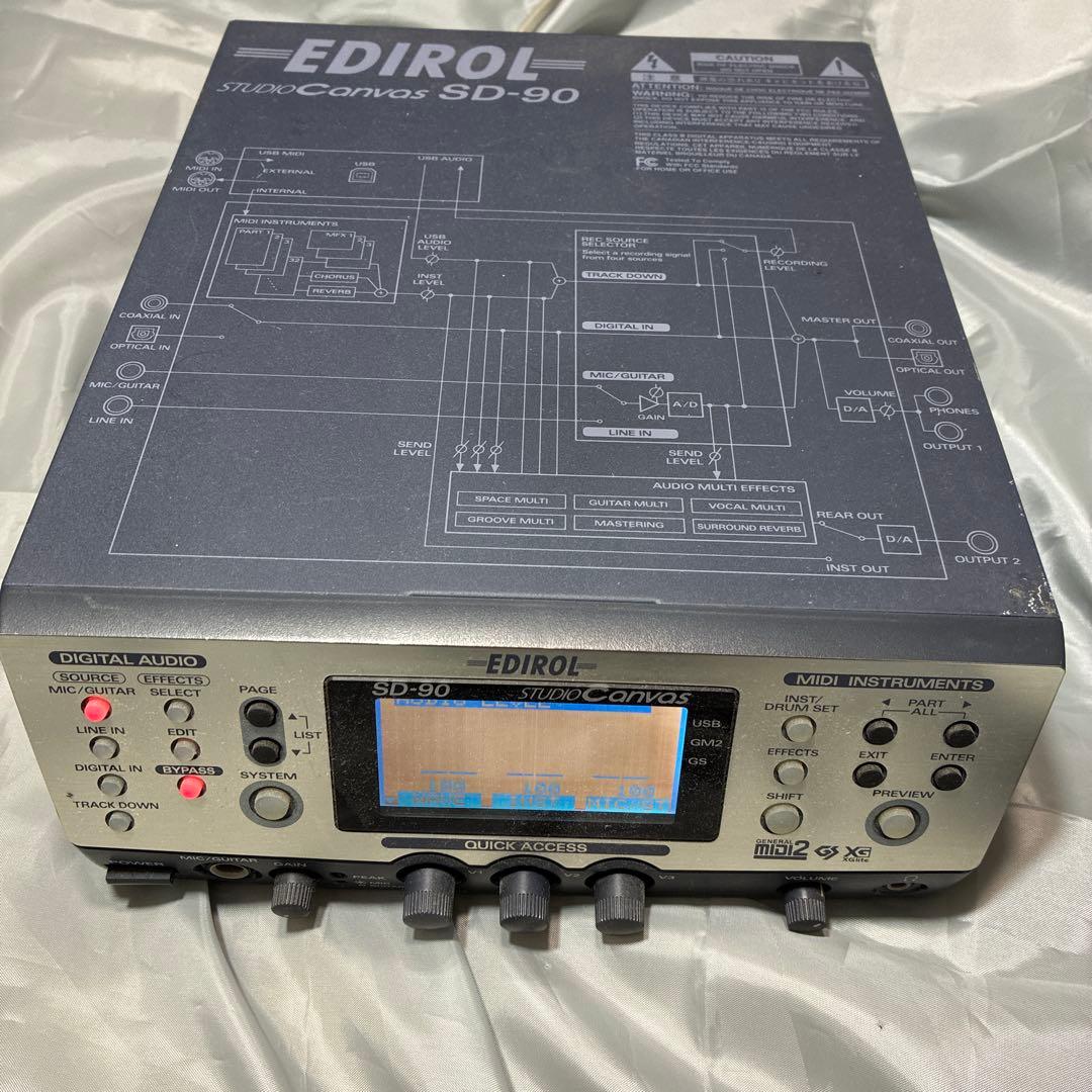 Roland SD-90 ハードウェア音源