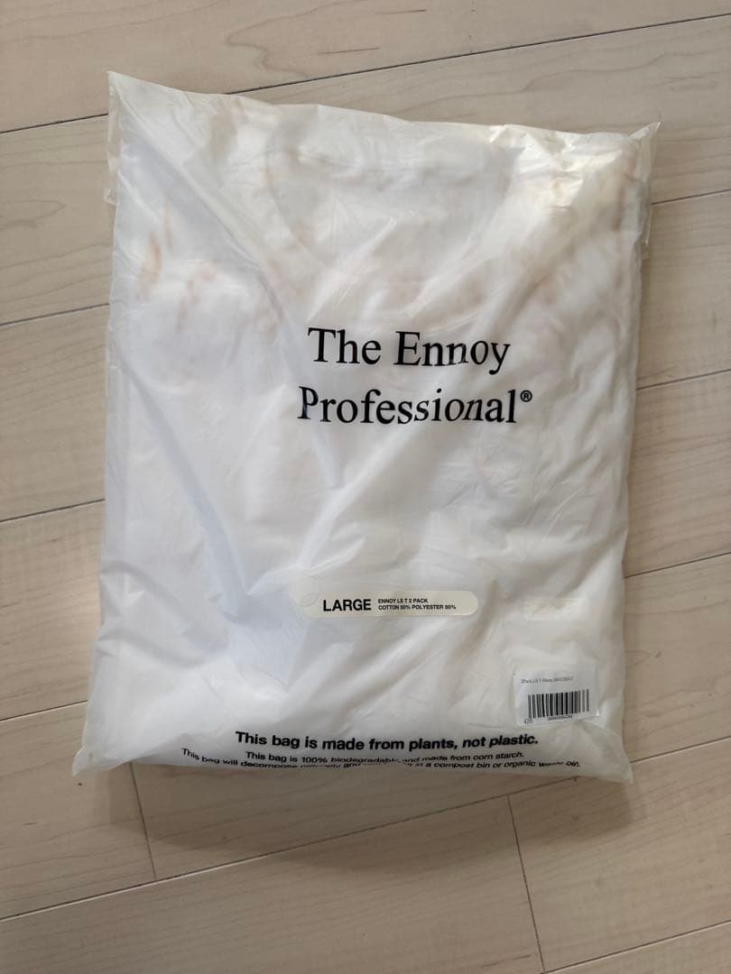 トップス ENNOY 2Pack L/S T-Shirts (WHITE)