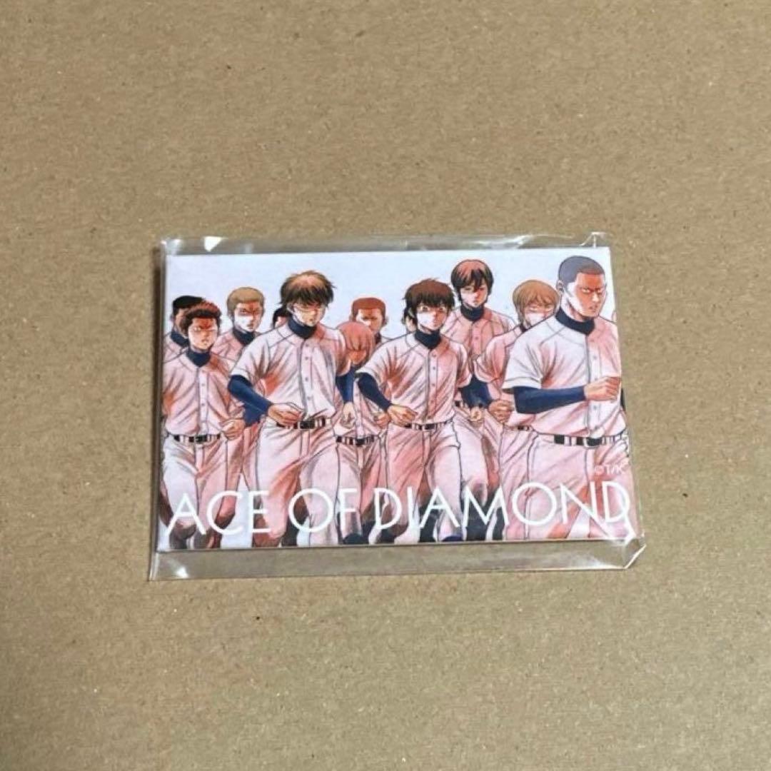 ダイヤのA　ファンクラブ　スクエア缶バッジ　原作缶バッジ　沢村　御幸　降谷　倉持