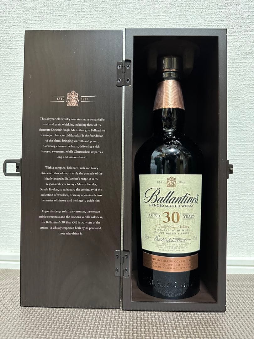 正規品 Ballartine's バランタイン 30年 専用木箱付き スコッチ