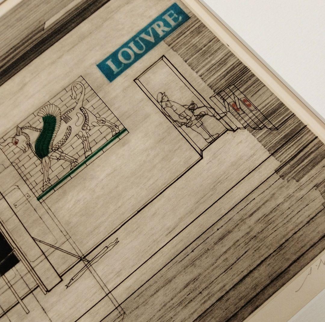 ☆ 野口明美 METRO LOUVRE エッチング