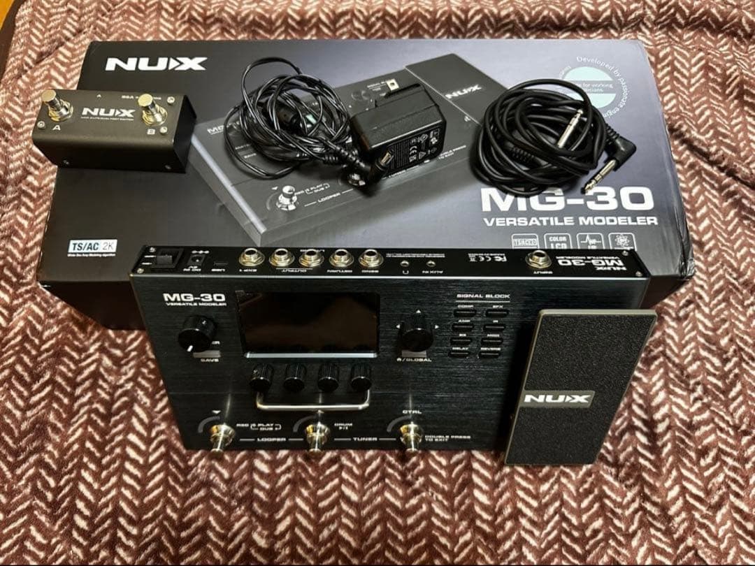 NUX MG-30 エフェクトモデラー2023年製