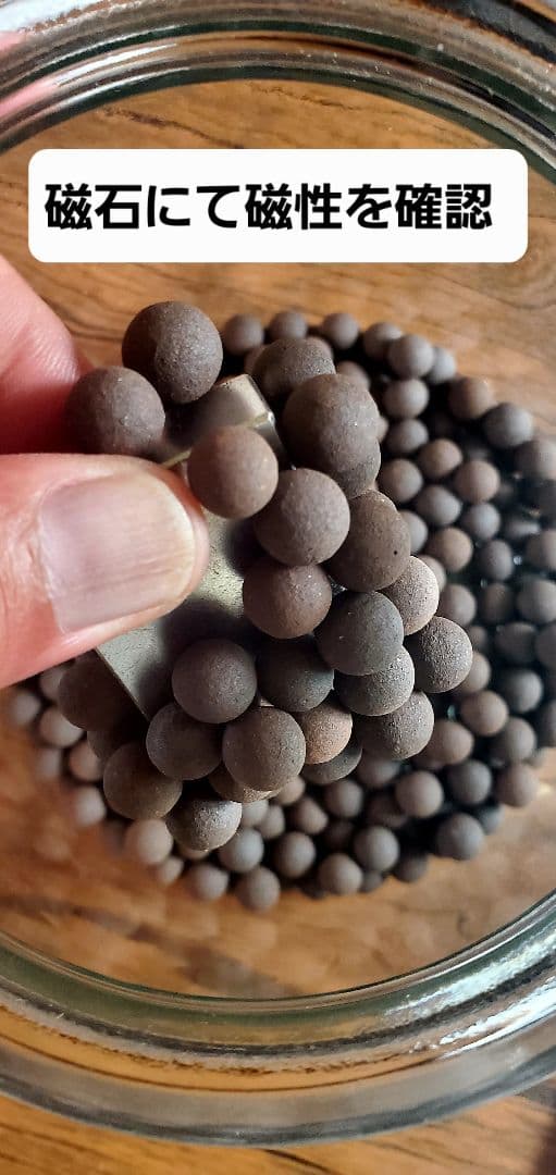 ぐんぐん玉 × ビーシュリンプ飼育用（磁性かんらん岩ボールメダカや金魚にも最適