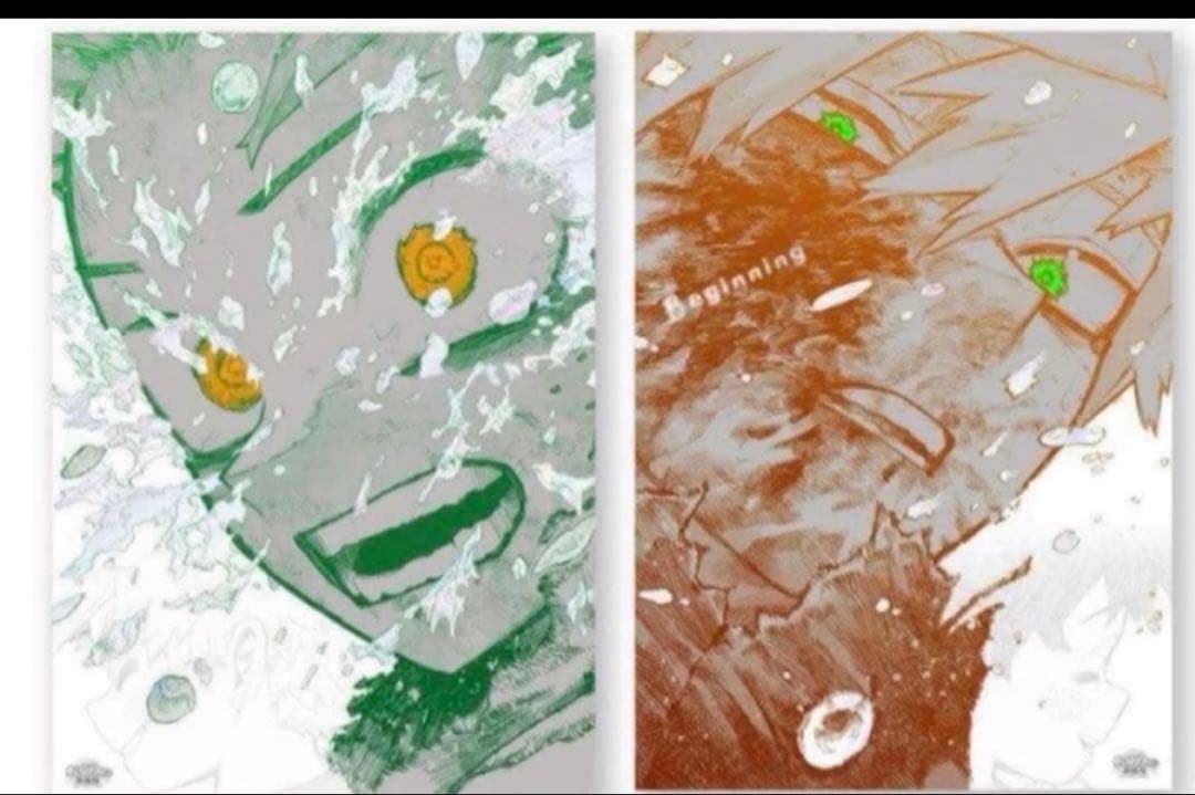 僕のヒーローアカデミア ヒロアカ原画展 ポスター 緑谷 デク 爆豪 原画展