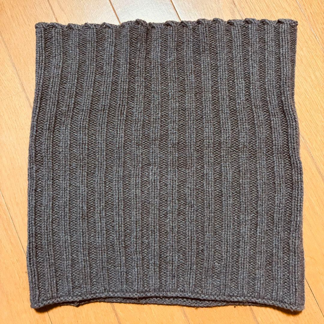 R828.5 Rick Owens ニットネックウォーマー ブラウン
