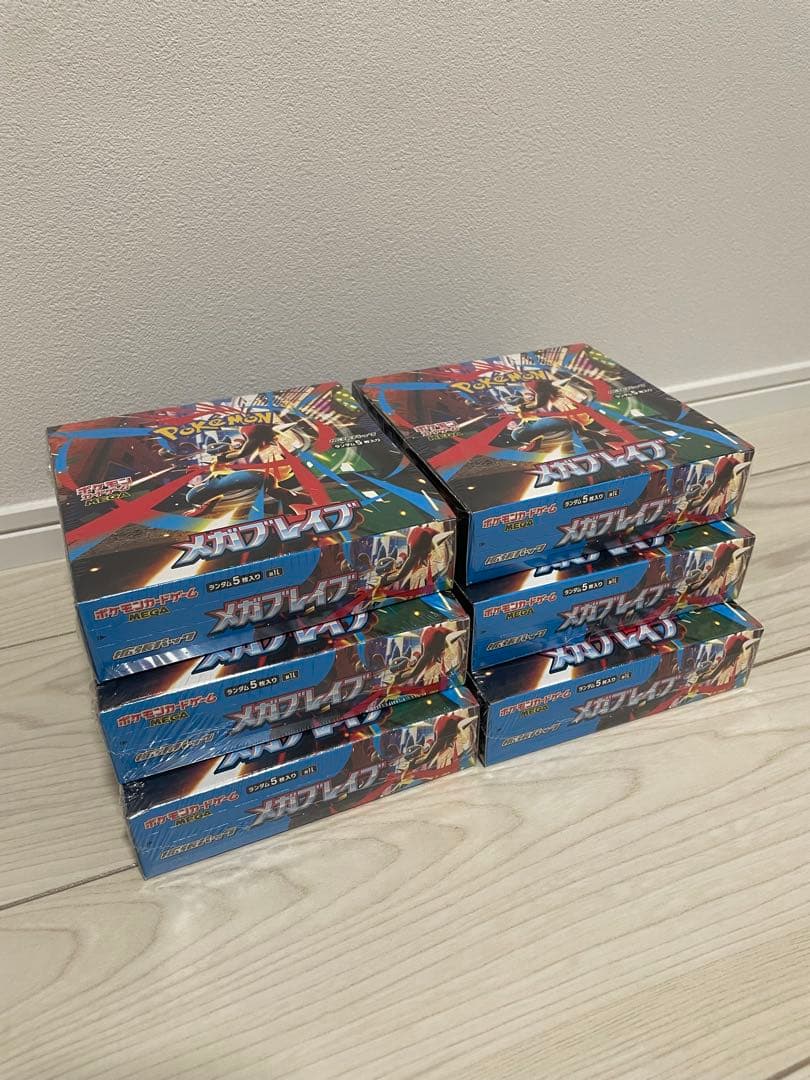 メガブレイブ 6boxセット 新品未開封シュリンク付き