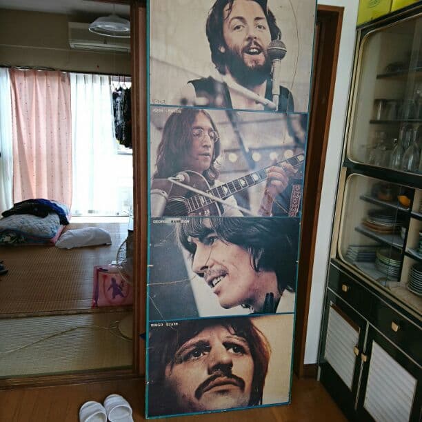 ビートルズのパネルボード