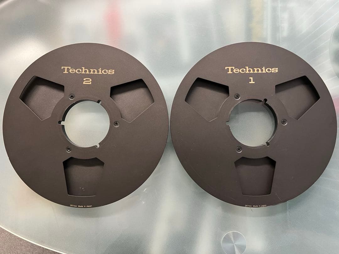 Technics オープンリール用メタルリール 10.5インチ 2巻267mm