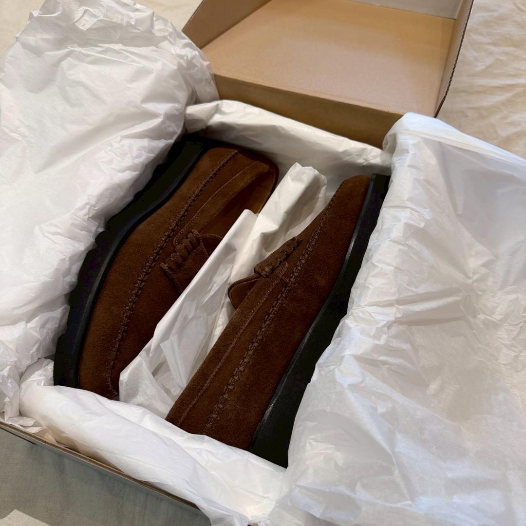 25aw 新品 MARBOT マルボー スウェード ローファー 40