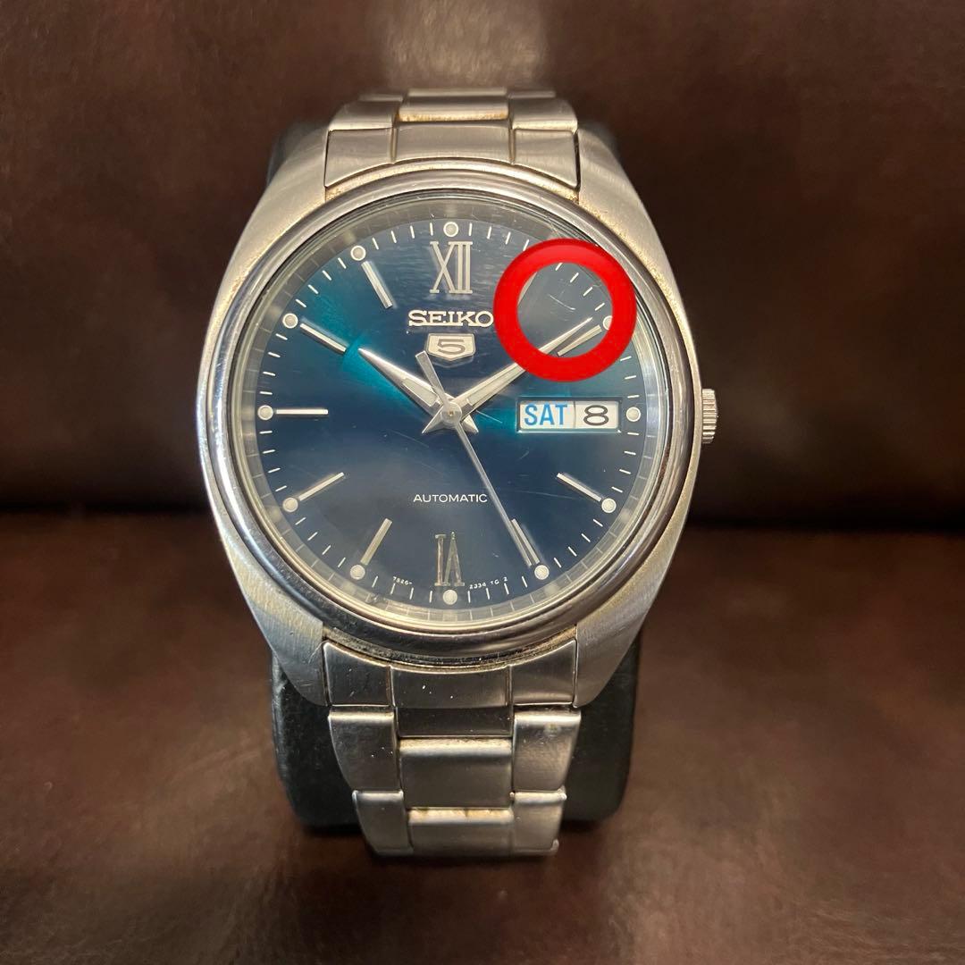 Seiko5 セイコーファイブ　グリーンブルー　7S26-0430 自動巻