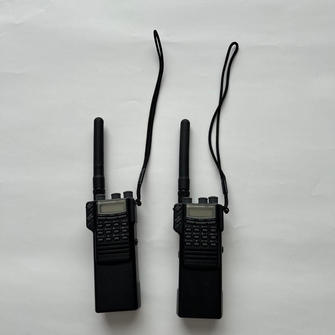 トランシーバー 2台セット 黒　STANDARD C１６０