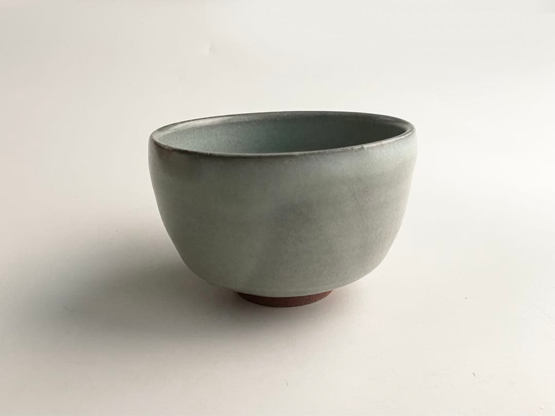 人間国宝　陶芸家　中島宏　青磁　青瓷　茶碗　抹茶碗　箱なし