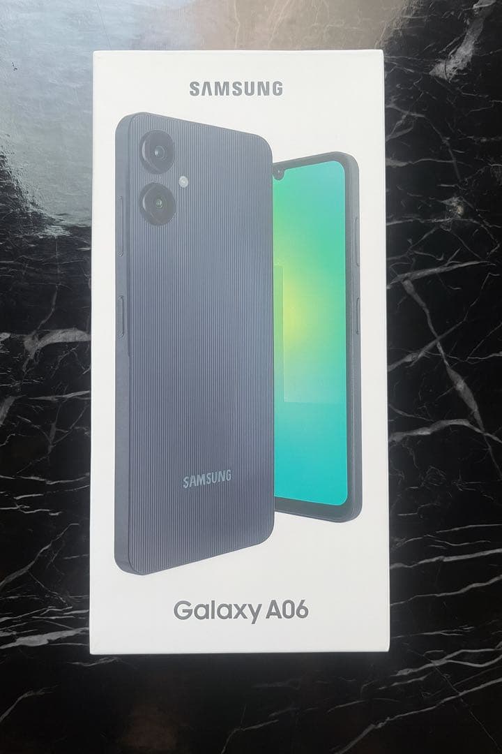 samsung galaxy a06 黒4gb 128gb