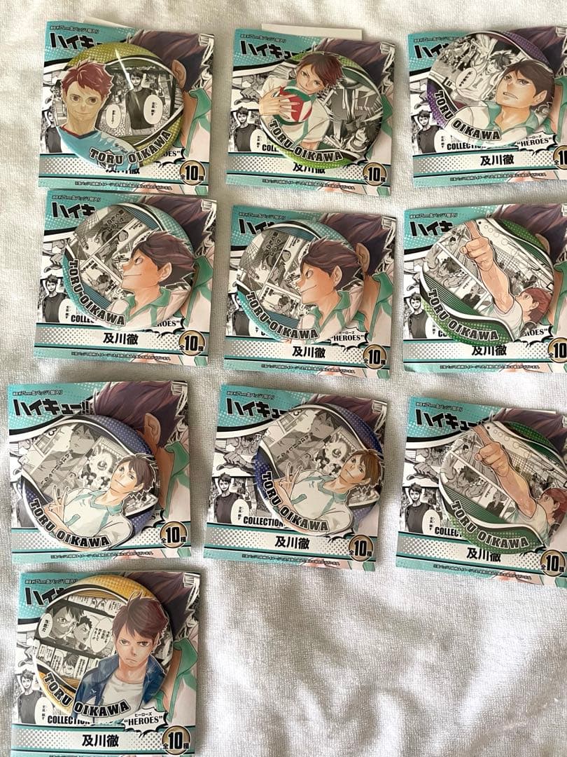 ハイキュー　及川徹　缶バッジ　HEROSコレクション