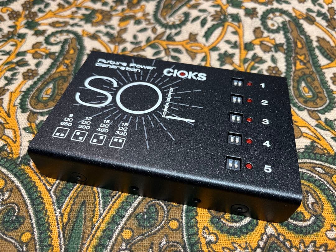 CIOKS SOL パワーサプライ 電圧切替 9V 12V 15V 18V