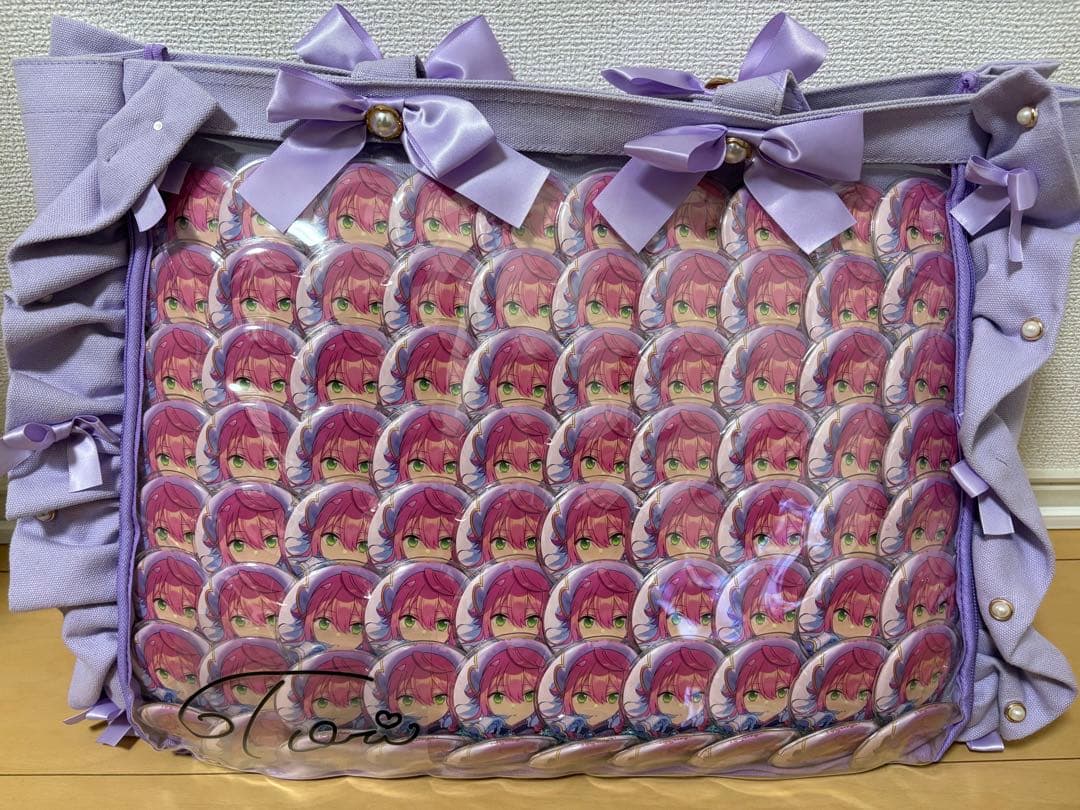 姫宮桃李　ホワイトブリム　痛バッグ