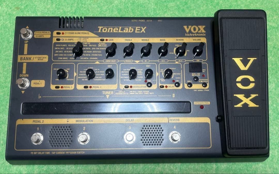 VOX 真空管搭載マルチエフェクター ToneLab EX (箱、取説付き)